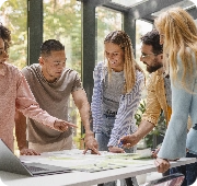 Business advisors and program staff building coaching skills for small business support