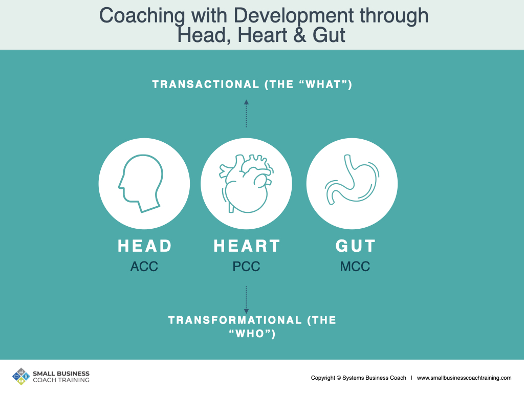 ACC vs PCC Coaching: Head, Heart and Gut Development